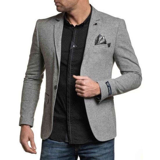Blazer homme chic avec coudières