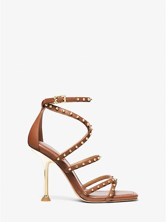 Imani Studded Leather Sandal